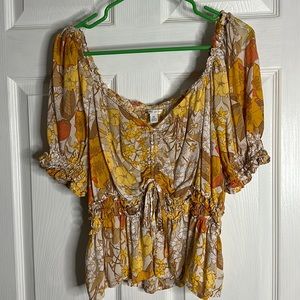 Flower blouse